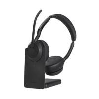 ราคา JABRA หูฟังไร้สาย สำหรับการประชุมออนไลน์ รุ่น Evolve2 55 Link380a MS Stereo with Stand (25599-999-989) สีดำ (YD02296)