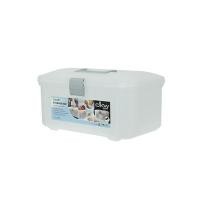 ราคา DKW กล่องเก็บของอเนกประสงค์มีหูหิ้ว รุ่น HH-500 สีขาวใส (YD04435)