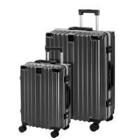 ราคา DELI กระเป๋าเดินทางล้อลาก รุ่น EH1045 สีเงิน 24 นิ้ว (46x30x71 ซม.) (YD07894)