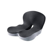 ราคา เบาะรองนั่ง/หมอนรองหลังเพื่อสุขภาพ เมมโมรี่โฟมแท้ สีเทาทูโทน (YD18076)