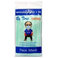 ราคา หน้ากากอนามัย BY TORA 3ชั้น สีเขียว P.6 ชิ้น 6 แพ็ค (Y085317)
