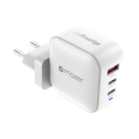ราคา MAZER หัวชาร์จเร็ว 70W GaN 3 พอร์ต รุ่น M-G70W-V5 พร้อมสาย USB-C 240Wยาว1.5ม. (YC28718)