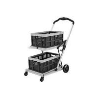 ราคา BARCO รถเข็นอเนกประสงค์พับได้ แบบ 2 ตระกร้า ขนาด 56x48x27 ซม. (YD08788)