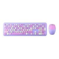 ราคา MOFII ชุดเมาส์และคีย์บอร์ดไร้สาย รุ่น LOLLIPOP สีม่วง (YD21012)