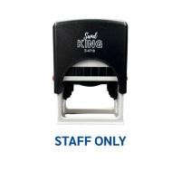 ราคา SANDKING ตรายางหมึกในตัว ข้อความ STAFF ONLY ขนาด 47x18 มม. สีน้ำเงิน (YC39381)