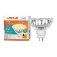 ราคา LAMPTAN หลอดไฟ MR16 LED 7W COOL WHITE GLAZE GU5.3 (700 ลูเมน, 4,000 เคลวิน, IP20) (YD10880)