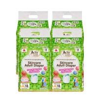 ราคา กางเกงผ้าอ้อมผู้ใหญ่ แอคตี้ คุณภาพพรีเมี่ยม เพื่อผิวกางเกงผ้าอ้อมผู้ใหญ่ เพื่อผิวแพ้ง่าย แแพ้ง่าย ไซต์ L-XL รองรับปัสสาวะ 300 ซีซี แพมเพิสผู้ใหญ่ ACTY ผลิตด้วยนาโนเทคโนโลยีจากประเทศญี่ปุ่น ยกลัง 4 ห่อ