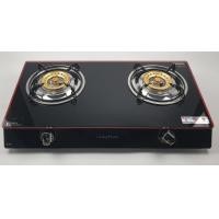 ราคา LUCKY FLAME เตาเเก๊สตั้งโต๊ะ หน้ากระจกนิรภัย 2 หัวเตา AG-102S (Y051758)