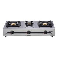 ราคา Rinnai เตาแก๊สตั้งโต๊ะ 3 หัวเตา หน้าสเตนเลส RI-513E (Y051777)