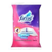 ราคา FARCENT รีฟิลไม้ถูพื้นแบบเปียก รุ่น WET CLEANING TISSUE 12 แผ่น กลิ่นลาเวนเดอร์ (YD07079)