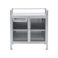 ราคา ZAGIO ตู้วางเตาแก๊ส รุ่น CR80-S สีเงิน ขนาด 81.5 x 45.5 x 85.5 ซม. (YA39547)