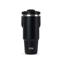 ราคา TYESO แก้วเก็บความเย็น รุ่น TS-8830 ปริมาณ 1200 มล. พร้อมหูหิ้วและหลอดดูดในตัว (YC48429)
