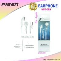 ราคา PISEN หูฟังสมอลทอล์ค 2 in 1 ทั้งโทรศัพท์และฟังเพลง HXK-005 ขนาด 3.5 มม. ปุ่มปรับระดับเสียง ระบบ Optimistic Dynamic พลังเสียงกลางใสอะคูสติกและเสียงต่ำเบสหนักแน่น ชัดเจนเสียงต้นฉบับ สำหรับ Apple - สีขาว