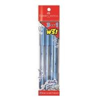 ราคา FABER-CASTELL ปากกาลูกลื่น รุ่น Pro-Wryte หมึกสีน้ำเงิน ขนาด 0.5 มม. (แพ็ค 3+1) (1095165)