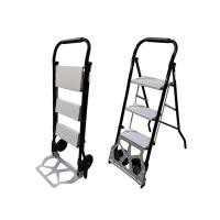 ราคา BARCO บันไดรถเข็นพับได้ 2-in-1 รุ่น 3 ขั้น รองรับน้ำหนัก 80-150 กก. (YD10232)
