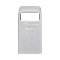 ราคา KINGSTON แฟลชไดร์ฟ รุ่น DataTraveler Micro DTMC3G2 สีเงิน 64GB (4093757)