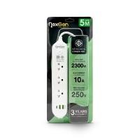 ราคา NG-131C-02 ปลั๊กไฟ NexGen 1 สวิตซ์ 3 ช่อง 2USB+1TYPE-C (2.1A MAX) 5 เมตร(P3122) (YB99495)