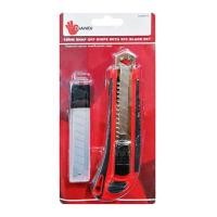 ราคา HANDI คัตเตอร์ รุ่น SAM9010 ขนาด 18 มม. สีแดง-ดำ (พร้อมใบมีด 5 ใบ) (Y031155)