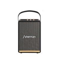 ราคา SHERMAN ลำโพงบลูทูธ รุ่น SB-44B2B+ สีดำ รองรับไวเลสชาร์จเจอร์ ไมโครโฟน Optical อินพุท (YA08569)