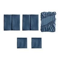 ราคา KASSA HOME ชุดผ้าปูที่นอน 5 ฟุต รุ่น WS-5BL สีน้ำเงิน (ชุด 5 ชิ้น) (YD22458)