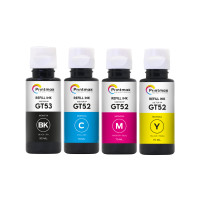ราคา PRINTMAX หมึกเติม HP H-Series รุ่น GT53 BK, GT52 C/M/Y (YC02755)