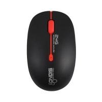 ราคา SIGNO เมาส์ไร้สาย WM-140BR SILENT BLACK/RED (YC62813)