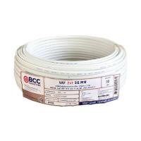 ราคา สายไฟ BCC รุ่น VAF 2x1.0 SQ.MM ขนาด 30 เมตร สีขาว (Y069932)
