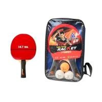 ราคา THAI SUN SPORT ชุดไม้ปิงปองสำเร็จรูป สีแดง แพ็ค 2 ไม้ (YA08159)