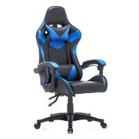 ราคา เก้าอี้เกมส์ ปรับเอนนอน ปรับสูง-ต่ำ เก้าอี้เกมมิ่ง รุ่น CH0006 สีน้ำเงิน (YA10270)