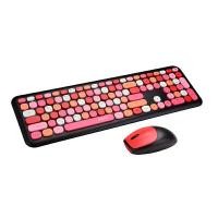 ราคา MOFII ชุดคีย์บอร์ดและเมาส์ไร้สาย รุ่น LOLLIPOP สี MIXEDBLACK (YB14157)
