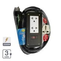 ราคา ชุดบล็อคยาง 2x4 พร้อมสายไฟ VCT 3x1 SOKAWA รุ่น S-264 ขน (Y034292)