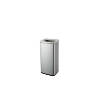 ราคา ถังขยะสเตนเลส ทรงเหลี่ยมฝาหลุม COMBI WARE ความจุ 6 ลิตร WBS055L06 (Y088142)