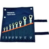 ราคา TRUSCO ชุดประแจปากตาย แหวนฟรี Swing-Reversible 8 ตัว ขนาด 7-19 มม. (YA40695)