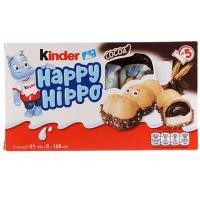 ราคา เวเฟอร์รูปฮิปโปสอดไส้นมและโกโก้ 105กรัม KINDER กล่อง (YD25131)