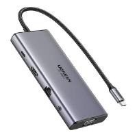 ราคา UGREEN USB HUB Type-C to HDMI+USB-A+Type-C+SD+LAN 10 in 1 รุ่น 45520 (4096157)