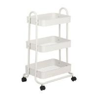 ราคา INDEX LIVING MALL ชั้นวางของมีล้อ 3 ชั้น รุ่นโลแกน สีขาว ขนาด 43.3x33.9x76 ซม. (YA36782)