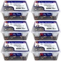 ราคา สกรู ป/ส ยึดกระเบื้องลอนคู่ โครงเหล็ก BY TORA 10x3-1/2"(90mm.) 100EA 6 กล่อง (Y089667)