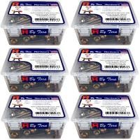 ราคา สกรู ป/ส ยึดกระเบื้องลอนคู่ โครงเหล็ก BY TORA 10x2"(50mm.) 100EA 6 กล่อง (Y089897)