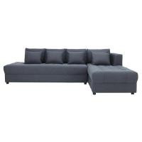 ราคา INDEX LIVING MALL โซฟาผ้า L-shape ด้านซ้าย รุ่นเอลเบิร์ท สีเทาเข้ม (YA26152)