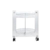 ราคา DKW โต๊ะข้างมีล้อ รุ่น RINRIN FA1024/2W-CL สีขาวใส (YC46937)