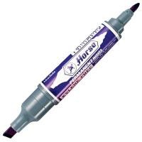 ราคา HORSE ปากกามาร์คเกอร์ รุ่น 2 หัว สีน้ำเงิน (1080103)
