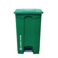 ราคา ถังขยะเท้าเหยียบทรงเหลี่ยม, คอ COMBI WARE KL-34-87L-GRN (Y031850)