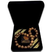 ราคา AgarHarvest ชุดของขวัญ สร้อยข้อมือ สร้อยไม้กฤษณา 27 เม็ด (10 mm) สร้อยไม้หอม ลูกปัด กำไล จากแก่นไม้หอมกฤษณา พร้อม กล่องกำมะหยี่ สีดำ สวยหรู (Y095213)