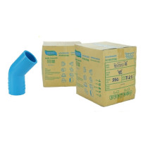 ราคา DSAI ข้องอหนา PVC 45องศา ขนาด 1/2 นิ้ว (250 ตัว/ลัง) (YA02639)