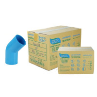 ราคา DSAI ข้องอหนา PVC 45 องศา ขนาด 2 นิ้ว (บรรจุ 40 ตัว/ลัง) (YA02643)