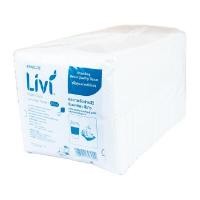 ราคา LIVI กระดาษเช็ดปาก หนา 1 ชั้น สีขาว 500 แผ่น (12 แพ็ค/ลัง) (0099875)