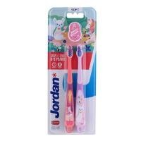 ราคา JORDAN แปรงสีฟันเด็ก STEP 3 สำหรับ 6-9 ปี (แพ็ค 2 ด้าม) ลายยูนิคอร์นและแมว (YD18792)