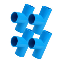 ราคา DSAI ข้อต่อสามทาง PVC ขนาด 1.1/2 นิ้ว (แพ็ค 4 ชิ้น) (YA02900)