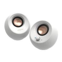 ราคา CREATIVE ลำโพงคอมพิวเตอร์ 2.0 รองรับ Bluetooth และ USB Audio รุ่น PEBBLE V3 สีขาว (YD26432)