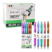 ราคา ปากกาหมึกเจล M&amp;G snoopy SGPK35GN 0.5มม. น้ำเงิน(แพ็ค5ด้าม) (1093234)
